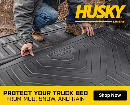 Husky Liners bed mat ad on AmericanTrucks