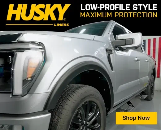Husky Liners fender flare ad on AmericanTrucks